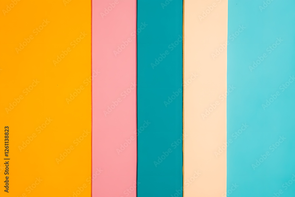 Poster colorful vertical panels create an abstract and vibrant background, perfect for design projects or c