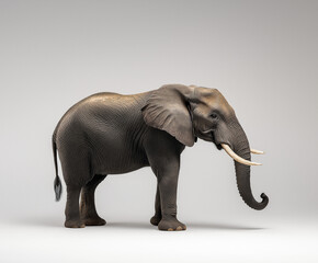 Obraz premium Side View of an African Elephant