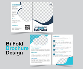 Bi-Fold Simple Creative Corporate Brochure Design