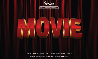 editable movie text style