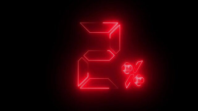 Two percent on black background. scribble zero percent with roughen texture. ideal for business, promotion, sale, interest