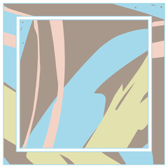 Abstract colorful grunge background. Contemporary modern art for silk scarf, hijab shawl design. Digital brushstrokes, painted texture for textile fabric, paper print. Fashion illustration