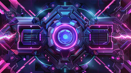 neon gaming background