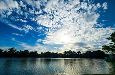 lake and sky