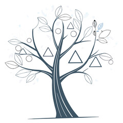 Obraz premium vector pattern of repeating geometric shapes