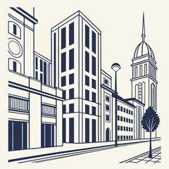 vector pattern of repeating geometric shapes