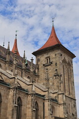 Fototapeta premium Blick in die Altstadt von Reutlingen in Baden-Württemberg 