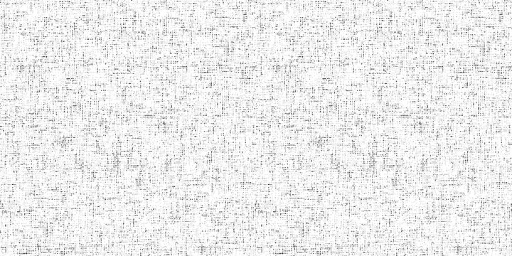 Hatch cross seamless pattern. Texture crosshatch. Weave fabric. Woven patern. Line brush strokes. Black linen on white background. Effect overlay. Wicker fiber. Simple sackcloth. Vector illustration