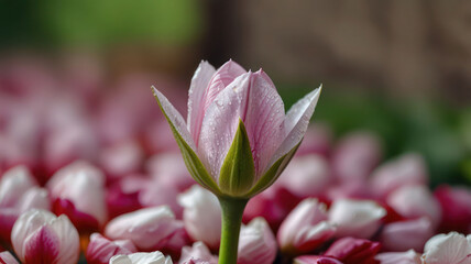 Fototapeta premium Flower Petals Bud Spring Beautiful Background