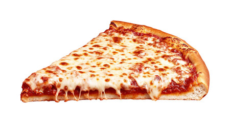 Culinary pizza slice experience isolated on transparent background