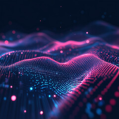 Abstract binary background for hackathon and other digital events