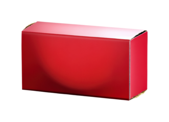 Indoor marketing for red box studio isolated on transparent background