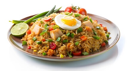 Fried Rice with Egg and Vegetables
