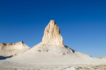 Stunning rock pinnacles in Bozzhira valley view, Kazakhstan