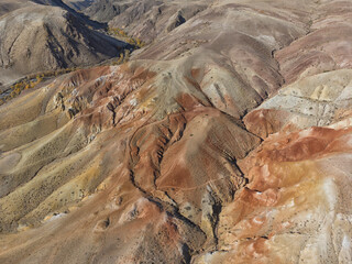 Landscape Mars in Altai Mountains in Siberia, Altai Republic, Russia