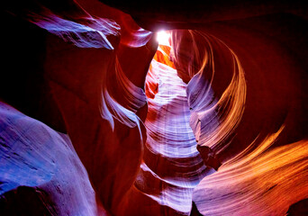Antelope Canyon slot canyon in Arizona