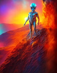 Fototapeta premium Alien