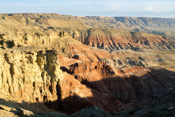 Kazakhstan beautiful landscape,  Mangystau region, Monument rock area view,Kokesem