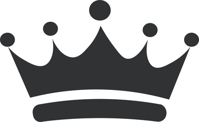 king crown vector PNG black