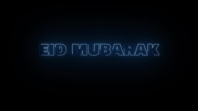 Eid Mubarak Eid-Al-Adha and Eid-Al Fitr Happy holiday animation