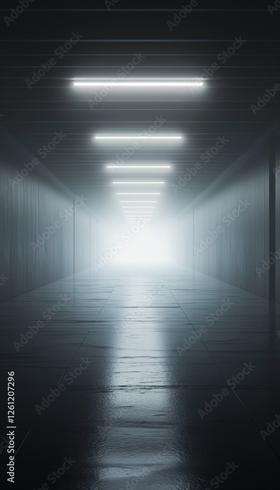 Poster empty space white background synthetic abstraction_001