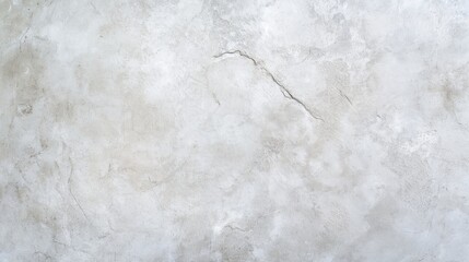 Weathered gray concrete wall featuring deep structural crack, revealing textural details and rough industrial surface with visible wear patterns