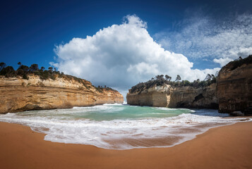 coast of great ocean road in victoria, australia