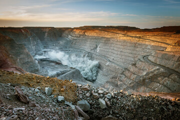 super pit in kalgoorlie boulder, western australia