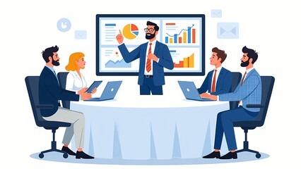 Data analysis in business meetings