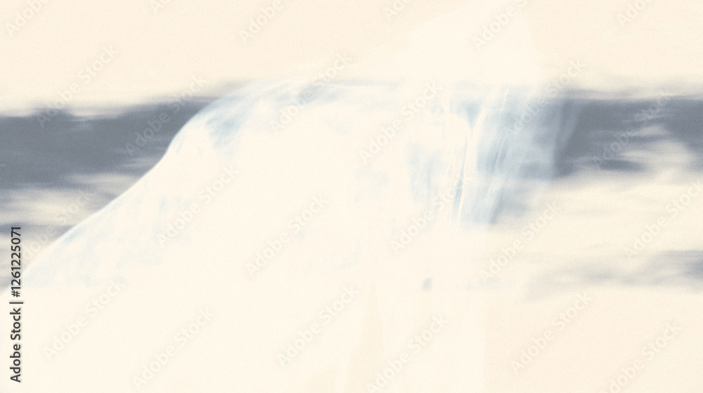 Poster abstract monochrome art featuring blurred motion and soft textures in a minimalist style