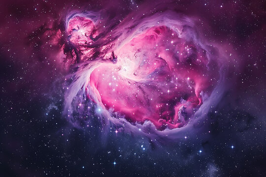 Stunning Space Nebula  Colorful Galaxy, Stars & Cosmic Background in 4K