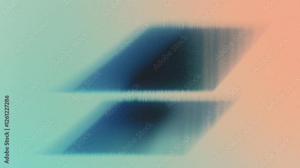 Poster blurred abstract gradient design with dynamic shapes and soft color transitions
