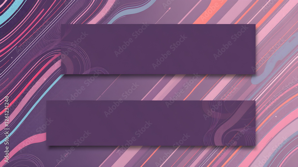 Poster abstract web banner design template. banner - design element