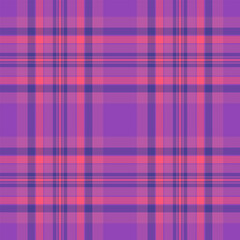 List pattern vector plaid, linen textile tartan seamless. Free texture background check fabric in purple and pink colors.