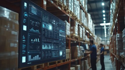 Warehouse Inventory Management System Data Display
