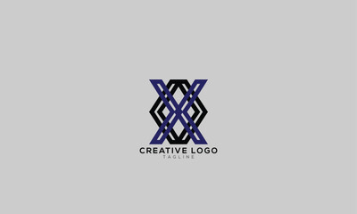 XO OX CXD DXC Abstract initial monogram letter alphabet logo design
