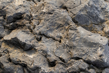Close-Up of Rock Surface for 3D Game Modeling