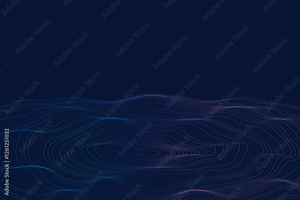 Aufkleber cyber big data flow. network line connect stream. concept of ai technology
