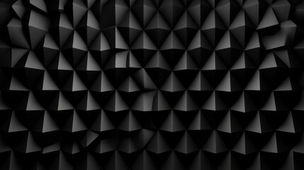 Abstract Black Pyramid Cube Texture - Geometric black pyramid cube pattern, 3D texture, abstract background, modern design, soundproof material concept