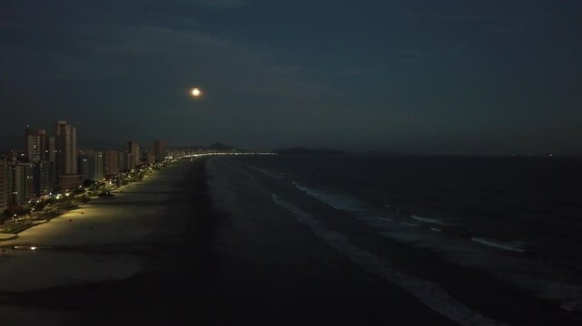 praia grande - anoitecendo - bairro florida