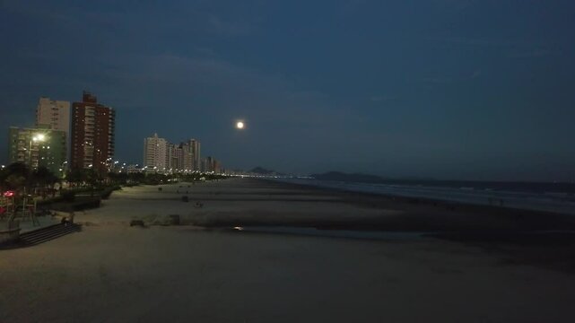 praia grande - anoitecendo - bairro florida