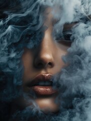 Fototapeta premium Mystic Female Amidst Clouds