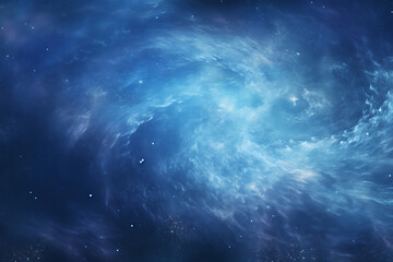 Celestial Swirl Ethereal Nebula in Cosmic Glow
