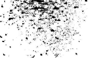 Rustic grunge vector texture with grain and stains. Abstract noise background. Weathered surface.