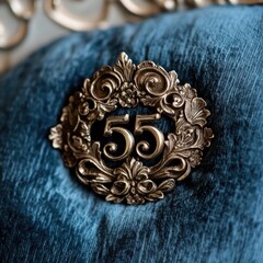 Obraz premium Birthday Chair With Number 55