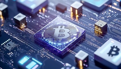 Communication technology for global business and telecommunication, featuring IoT, blockchain, and cryptocurrency
