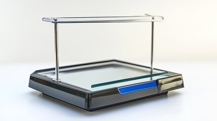 Digital scales isolated on white background