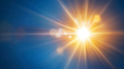 Dazzling Sunburst: Radiant Energy and Celestial Glow - A vibrant sunburst, symbolizing energy, hope, warmth, power, and illumination. Captures the essence of a bright, sunny day
