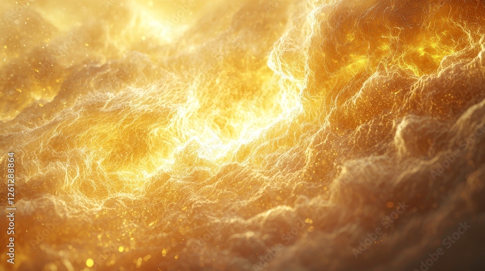 Poster Spectacular solar explosion outer space digital illustration cosmic phenomenon high-resolution celestial dynamics
