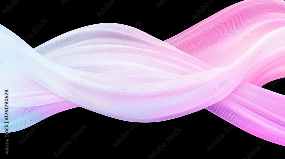 Poster dynamic flowing waves abstract art digital design colorful environment artistic viewpoint fluid moti